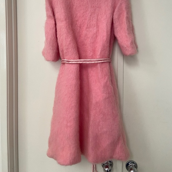 Vintage Charmode (by Sears, 1950s) pink coat women's S/M with pockets - Picture 8 of 10